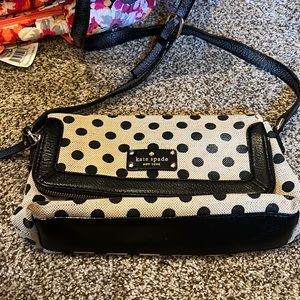 Kate spade polka dot purse